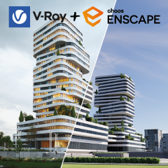 V-Ray Premium + Enscape Flotante