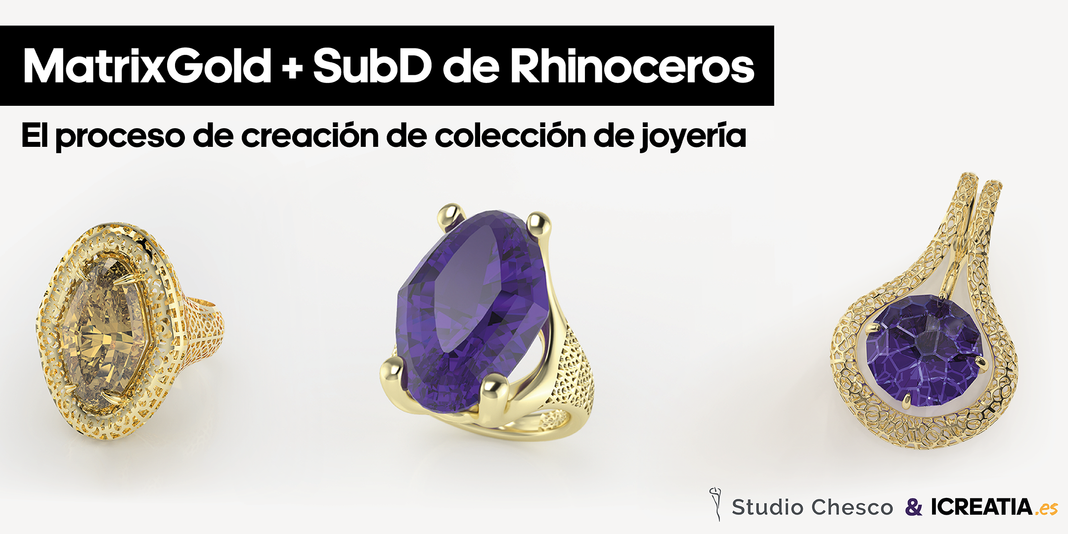 Presentación de la colección de joyas 'Barcelona' con MatrixGold y Rhinoceros