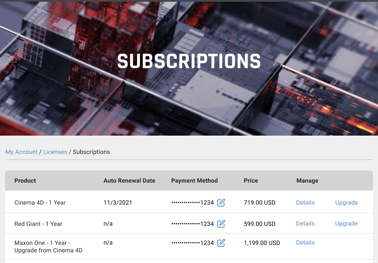 cancelar suscripción maxon